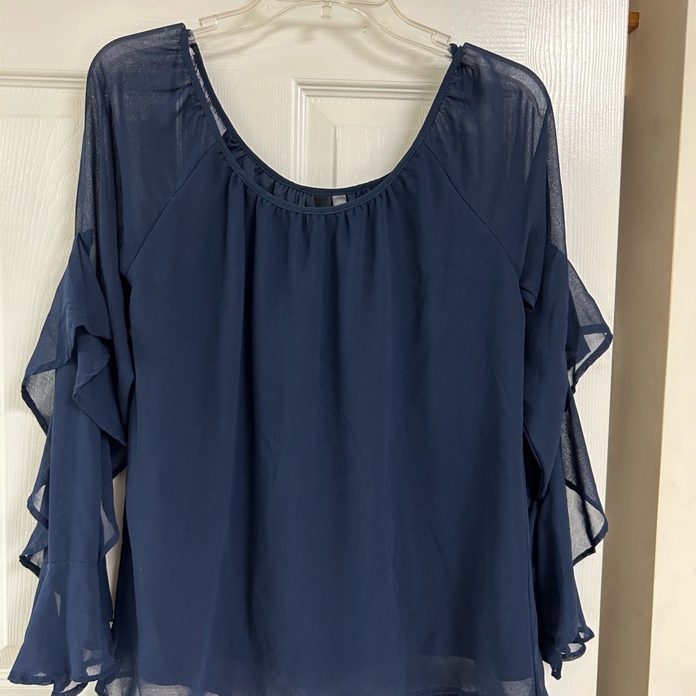 Navy blue size M blouse
